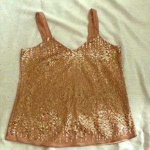 Blush sequins top